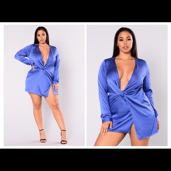 Royal Blue Club Dress